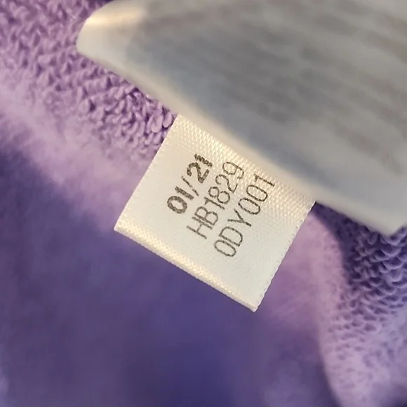 Adidas Originals Graphic Crewneck Unisex Lilac Sweatshirt L - Picture 8 of 8